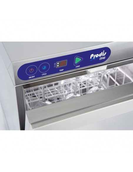 Prodis EV40G 400mm Glasswasher - Gravity Drain