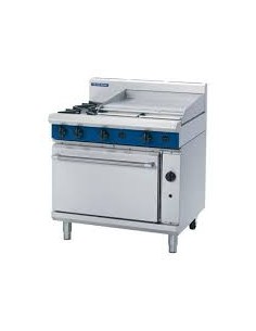 Blue Seal Evolution G506B-N 900mm 2 Burner Natural Gas Static Oven With 600mm Griddle