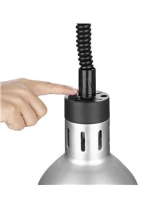 Buffalo Retractable Heat Shade Silver Finish 2