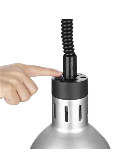 Buffalo Retractable Heat Shade Silver Finish