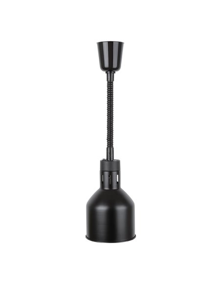 Buffalo Retractable Heat Lamp Matte Black Finish