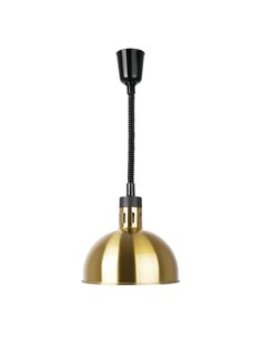 Buffalo Retractable Dome Heat Shade Pale Gold Finish