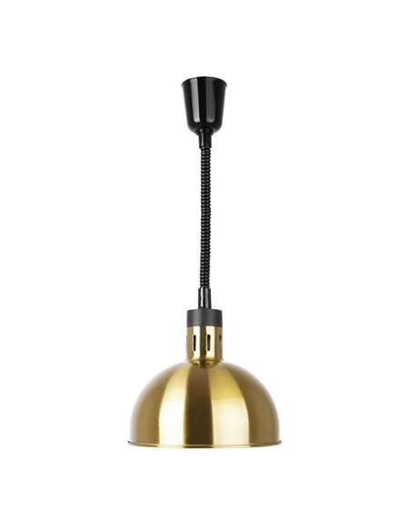 Buffalo Retractable Dome Heat Shade Pale Gold Finish