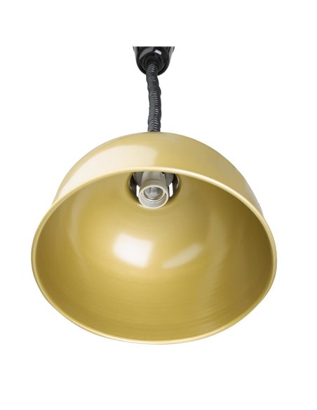 Buffalo Retractable Dome Heat Shade Pale Gold Finish