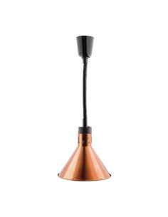 Buffalo Conical Retractable Heat Shade Copper Finish