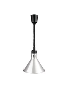 Buffalo Conical Retractable Heat Shade Silver Finish