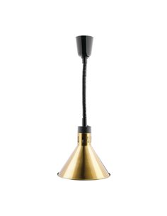 Buffalo Conical Retractable Heat Shade Pale Gold Finish