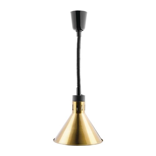 Buffalo Conical Retractable Heat Shade Pale Gold Finish