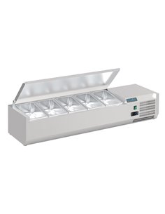 Polar G-Series Countertop Prep Fridge with Lid 5x 1/4GN 2