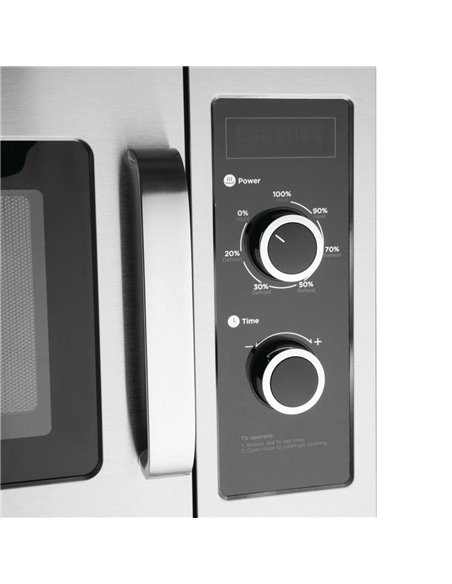 Buffalo Manual Commercial Microwave Oven 34ltr 1800W