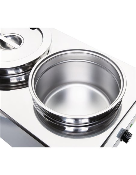 Buffalo Bain Marie with Round Pots