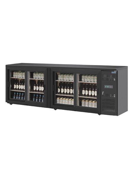 Polar U-Series Four Door Back Bar Display Cooler