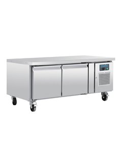 Polar U-Series Double Door Chef Base Counter Fridge