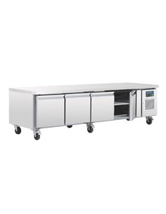 Polar U-Series Four Door Chef Base Counter Fridge 2