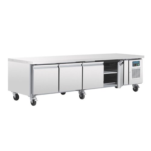 Polar U-Series Four Door Chef Base Counter Fridge