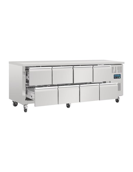 Polar U-Series Eight Drawer Gastronorm Counter Fridge