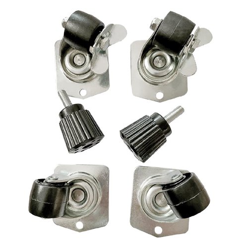 Polar Set of 6 Castors and Adjustable Feet