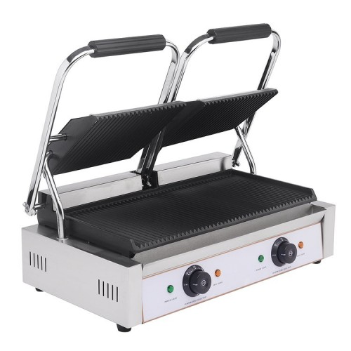 Contact Grill Double Twin / Ribbed