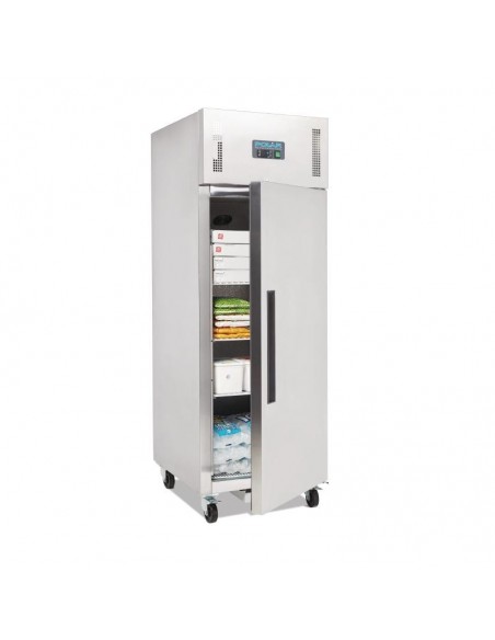 Polar G593 Heavy Duty Single Door Freezer Stainless Steel 600Ltr G-Series