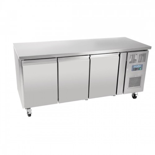 Polar G597 3 Door Counter Fridge 417 Ltr