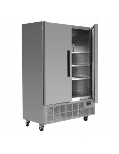 Polar GD879 G-Series Double Door Slimline Stainless Steel Fridge - 960 Litres