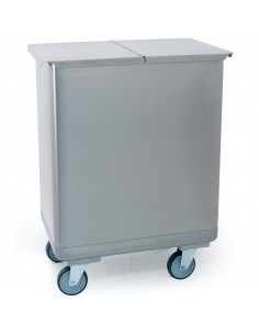 Catering Ingredient Bin Trolley Stainless steel 120 litres | DA-AER47