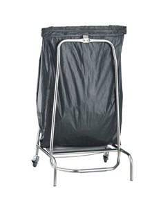 Professional Sack Holder Trolley with Castors & Pedal Closed mouth | DA-STBH01