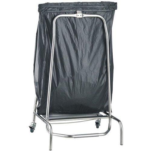 Professional Sack Holder Trolley with Castors & Pedal Closed mouth | DA-STBH01