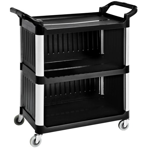 Professional Cabinet Utility/Cleaning Trolley Multi-purpose 3 tier 1020x500x960mm | DA-GX032DM