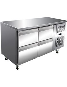 Commercial Refrigerated Counter 4 drawers Depth 700mm | DA-4DRG21V