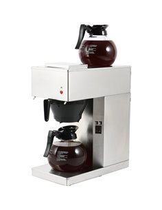 Commercial Filter Coffee maker Manual fill 1 glass jug 2 hotplates | DA-RB286W