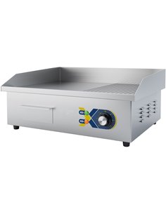 Commercial Griddle Smooth/Ribbed 550x420x240mm 3kW Electric | DA-EG8182