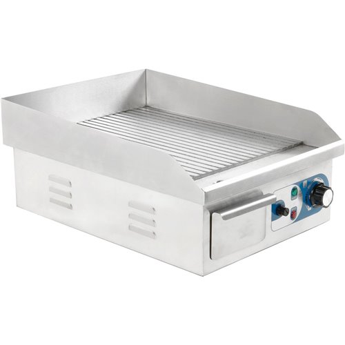 Commercial Griddle Ribbed Small 1 zone 2kW Electric | DA-WHEG810AR
