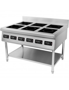 Professional Free Standing Induction Hob 6x3.5kW | DA-AMTCD601