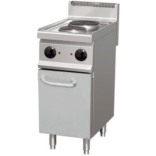 Professional Electric Cooker 2 plates 4.6kW Cabinet base | DA-THE7P2M