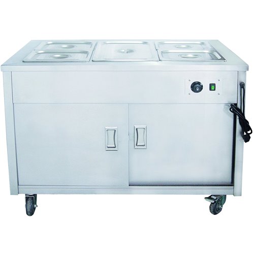 Mobile Dry Bain Marie on Cupboard 3xGN1/1 | DA-MH3