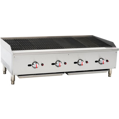 Professional Natural Gas Chargrill 4 burners 30kW | DA-ECB48S