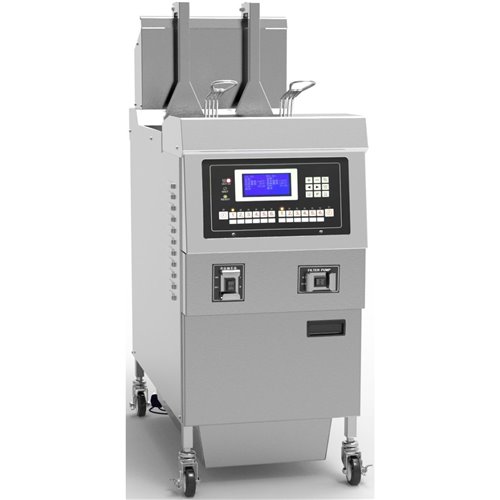 Professional Free standing Electric Fryer Digital with Auto Lift Function Single tank 1x25 litre 14.2kW | DA-OFEH321L