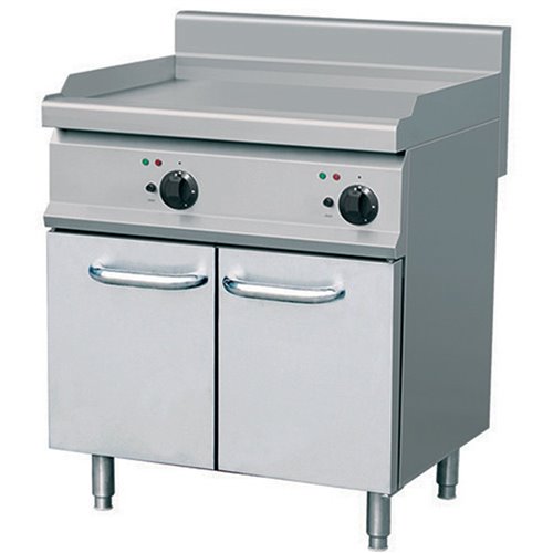 Professional Griddle Electric on Cabinet base 7.5kW Smooth/Ribbed | DA-THE7FM8M2C