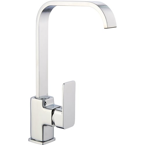 Basin Mixer Tap with Stainless Steel Spout Single Lever Chrome | DA-70248001