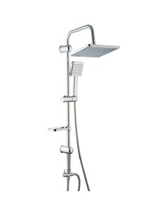 Shower Column with Hand Attachment and Soap Dish Chrome | DA-029