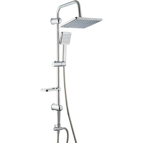 Shower Column with Hand Attachment and Soap Dish Chrome | DA-029
