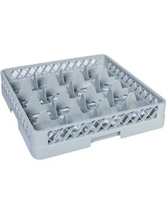 Cups/Glass rack 16 compartments 500x500x100mm | DA-BB16