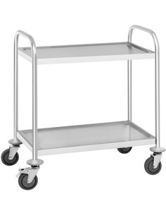 Commercial Serving/Service/Clearing Trolley Stainless steel 2 tier 710x410x810mm | DA-RST2C