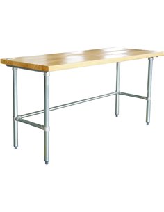 Bakery Work table Wood top 1500x600x900mm | DA-RWTG600X1500