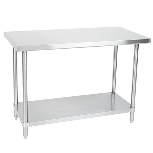 Commercial Work table Stainless steel Bottom shelf 1200x750x900mm | DA-WTG750X1200