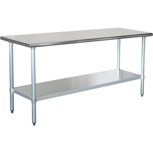 Commercial Work table Stainless steel Bottom shelf 1800x600x900mm | DA-WTG600X1800