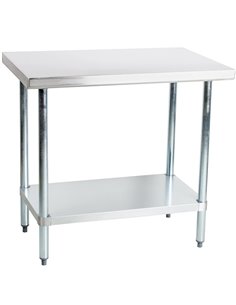 Commercial Work Table Stainless Steel Bottom Shelf 600x450x900mm | DA-WTG600X450