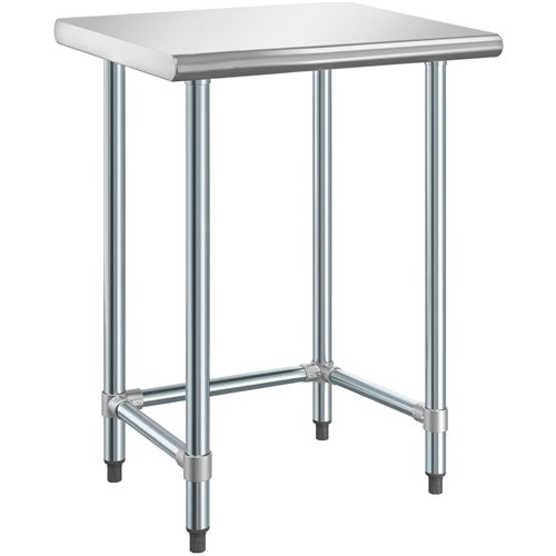 Commercial Work table Stainless steel No bottom shelf 760x610x900mm | DA-WTGOB2430418