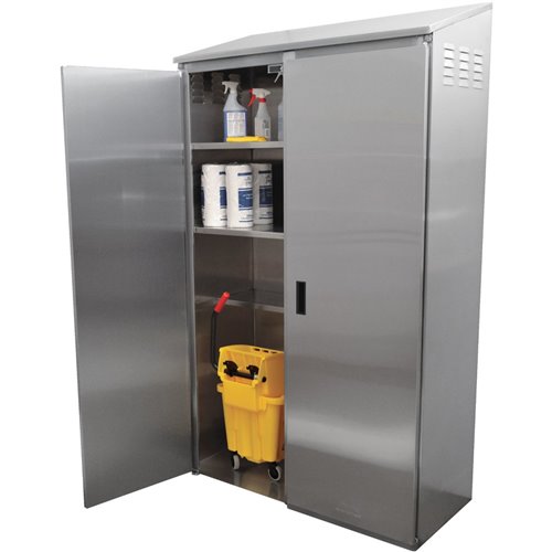 Janitorial Mop Sink Cabinet Stainless steel Double | DA-FMSCDL225084418KD